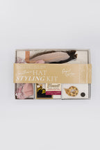 Southern Hat Styling Kit - Gold Circle with Black Details Brooch
