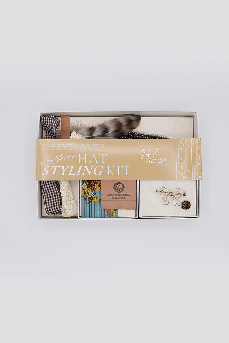 Southern Hat Styling Kit - Thin Bow Brooch
