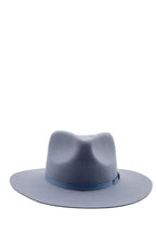 Landry Short-Brim Wool Hat - Dusty Blue
