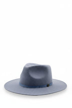 Landry Short-Brim Wool Hat - Dusty Blue