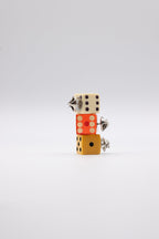 Vintage Dice Hat Pin - Red