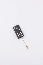 Domino Hat Stick Pin - Black