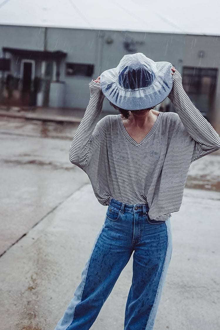 Reusable Hat Poncho for wool cowboy and flat brim hats-FleaStyle