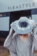 Reusable Hat Poncho for wool cowboy and flat brim hats-FleaStyle