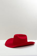 Rider Wool Cowboy Hat - Red-FleaStyle