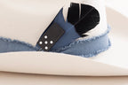 Painted Hat Feather - Blue