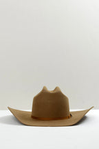 Classic curled-brim hat Tex Cowboy Wool Hat - Camel for man and woman-FleaStyle