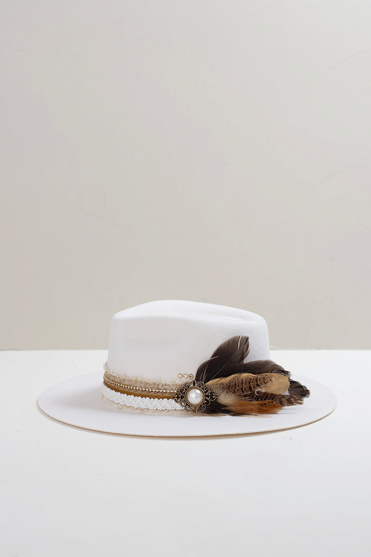 One-of-a-Kind Custom Short-Brim Hat - Ivory