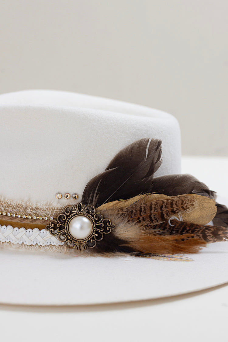 One-of-a-Kind Custom Short-Brim Hat - Ivory