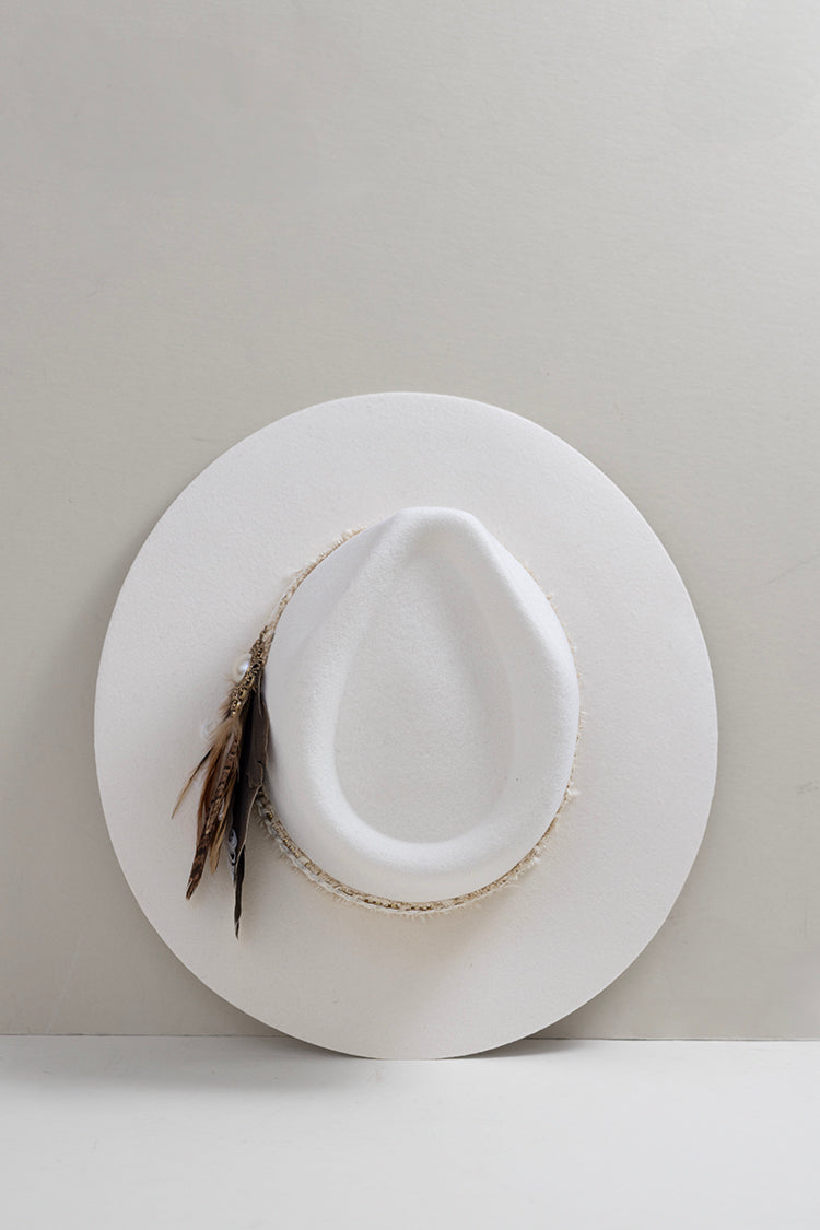 One-of-a-Kind Custom Short-Brim Hat - Ivory