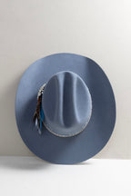 One-of-a-Kind Custom Cowboy Hat - Dusty Blue