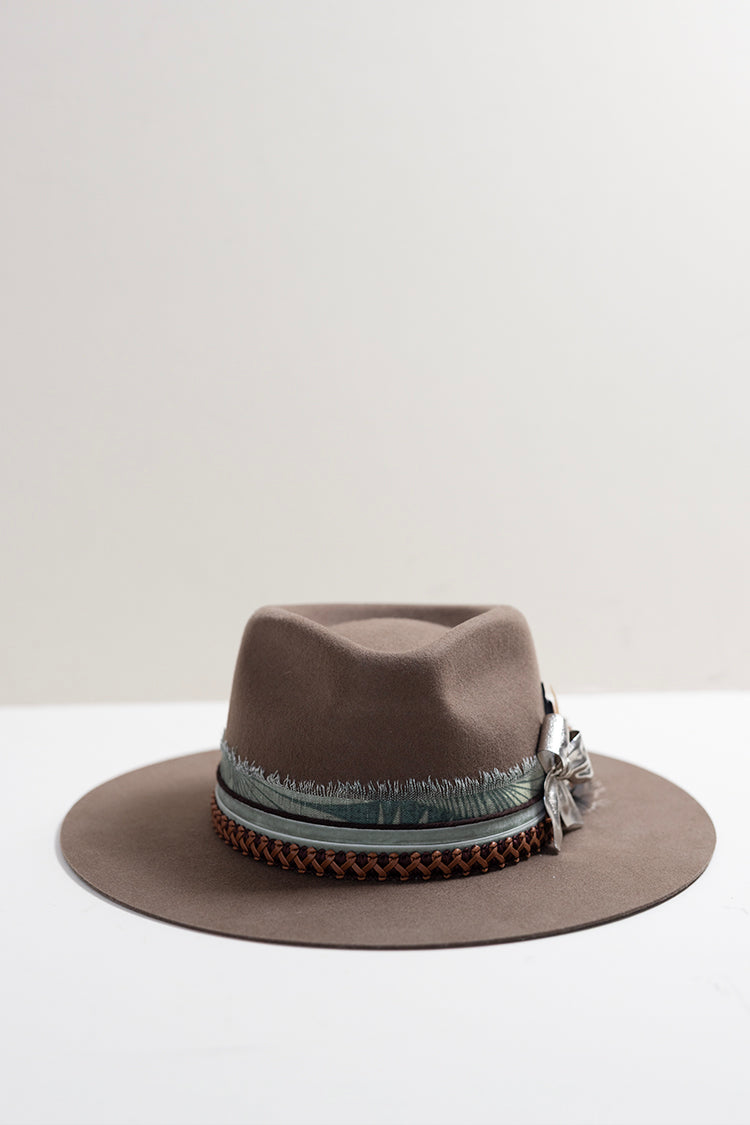 One-of-a-Kind Custom Short-Brim  Hat - Brown