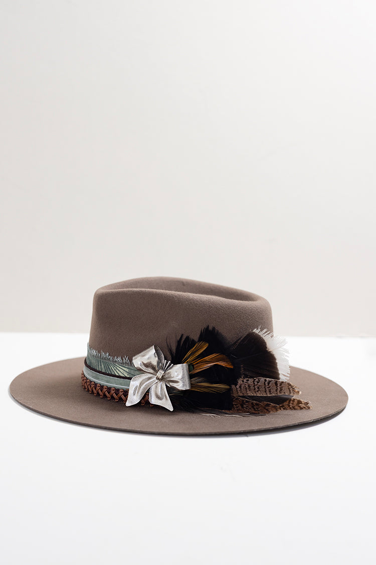 One-of-a-Kind Custom Short-Brim  Hat - Brown
