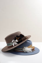 One-of-a-Kind Custom Short-Brim  Hat - Brown