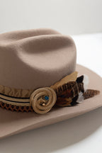 One-of-a-Kind Custom Cowboy Hat - Beige