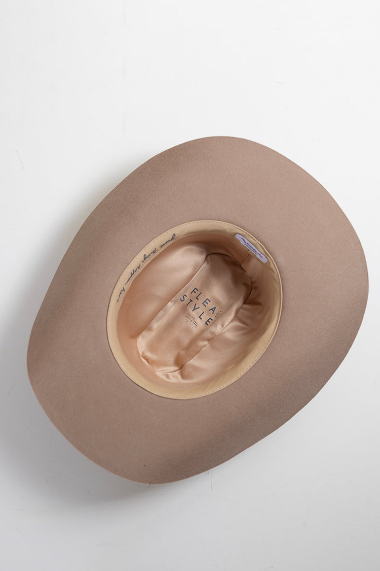 One-of-a-Kind Custom Cowboy Hat - Beige