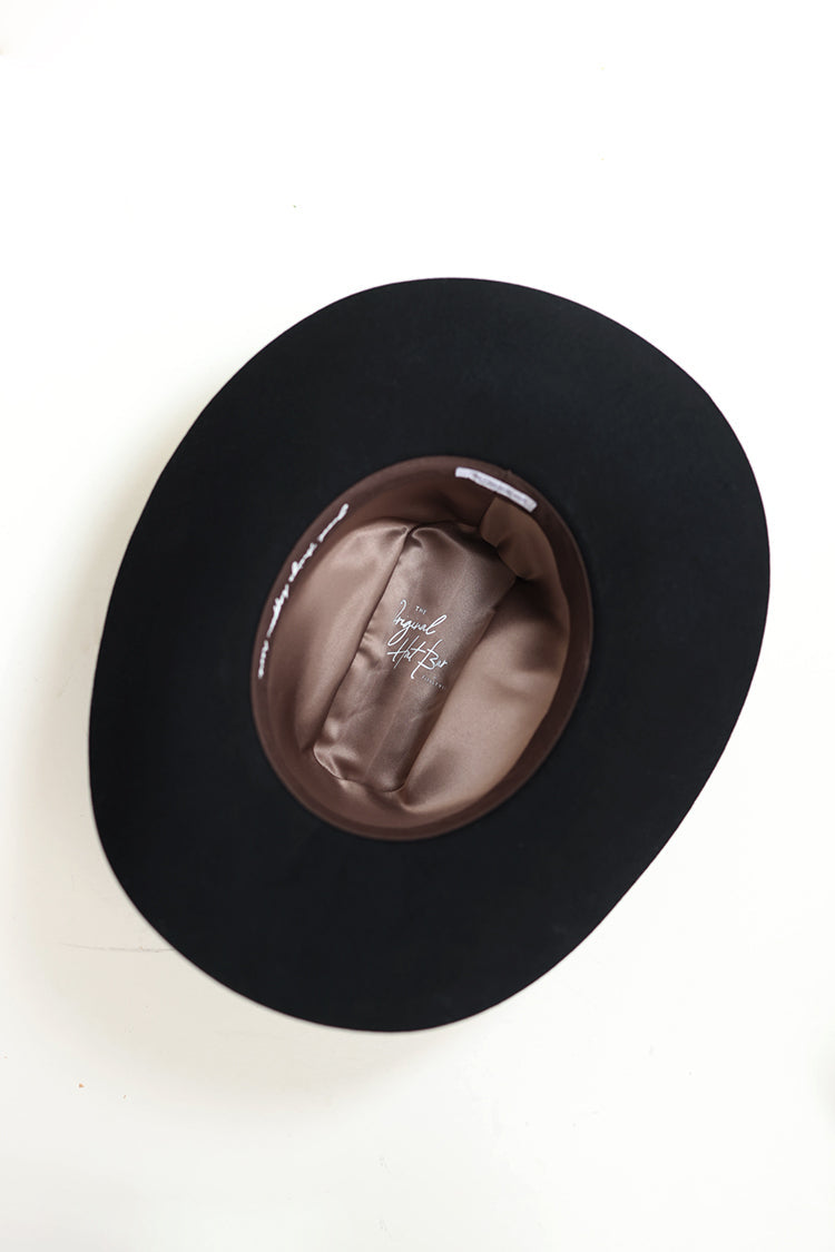 Rider Wool Cowboy Hat Black - Flea Style
