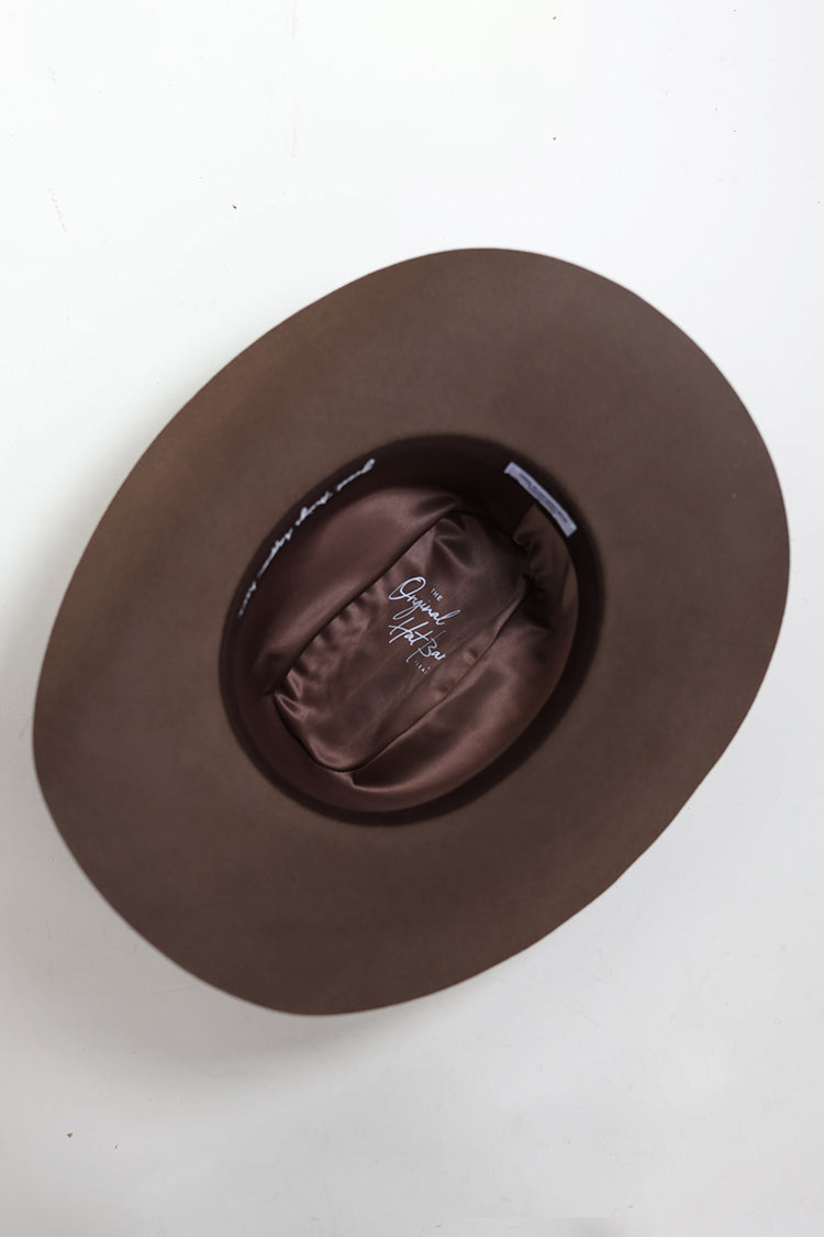 Rider Wool Cowboy Hat - Brown