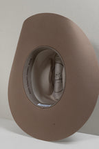 Tex Cowboy Wool Hat - Beige-Fleastyle