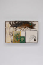 Nature Lover Hat Styling Kit - Silver Leaf Brooch