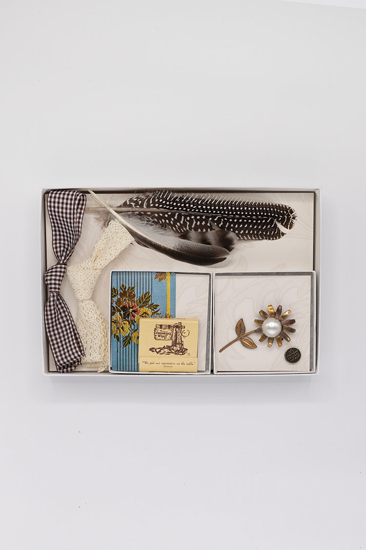 Southern Hat Styling Kit - Pearl Flower Brooch