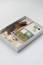 Nature Lover Hat Styling Kit - Silver Leaf Brooch