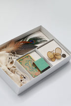 Hat styling kit vintage playing cards, hat bands, matches , and a butterfly brooch and a  items for a cowboy hat-Fleastyle-Original Hat Bar