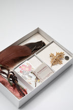 Nature Lover Hat Styling Kit - Gold Leaf Brooch
