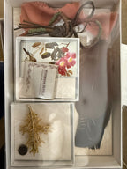 Nature Lover Hat Styling Kit - Gold Leaf Brooch
