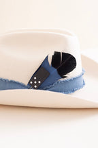 Domino Hat Stick Pin - Black - Flea Style