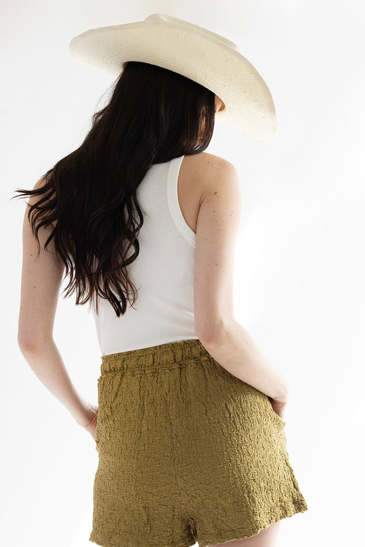 Flea Style Brooks White Straw Western Hat - Flea Style