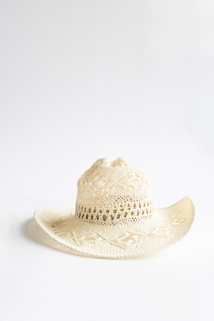 Flea Style Dallas Ivory Straw Western Hat - Flea Style