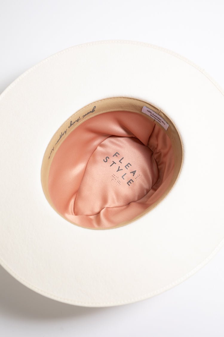 Flea Style Stevie Ivory Wide Brim Hat - Flea Style
