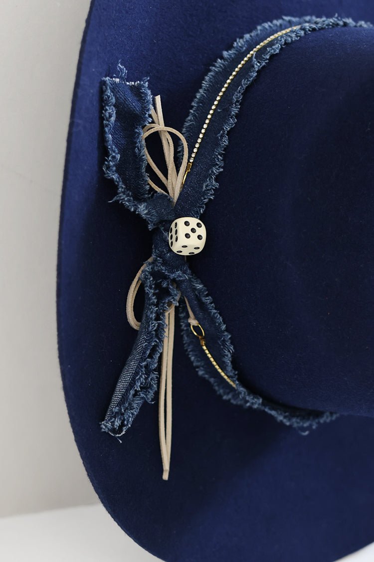 Vintage Dice Hat Pin - White - Flea Style